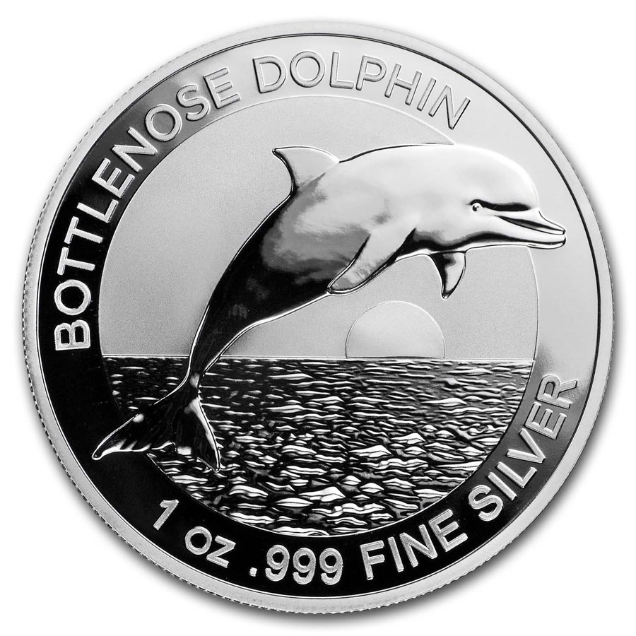 2019 Australia 1 oz Silver $1 Dolphin BU