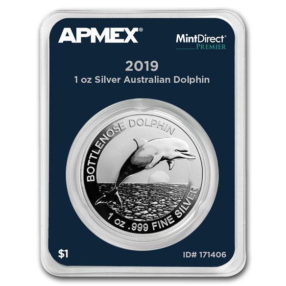 2019 Australia 1 oz Silver $1 Dolphin (MintDirect® Premier)