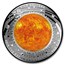 2019 Australia 1 oz Silver $5 Domed Earth and Beyond: The Sun