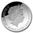 2019 Australia 1 oz Silver $5 Map of the World Domed Proof Coin