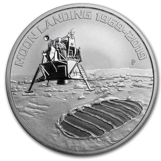 2019 Australia 1 oz Silver Anniversary of the Moon Landing BU 2019 Australia 1 oz Silver Anniversary of the Moon Landing BU