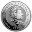 2019 Australia 1 oz Silver Double Dragon BU