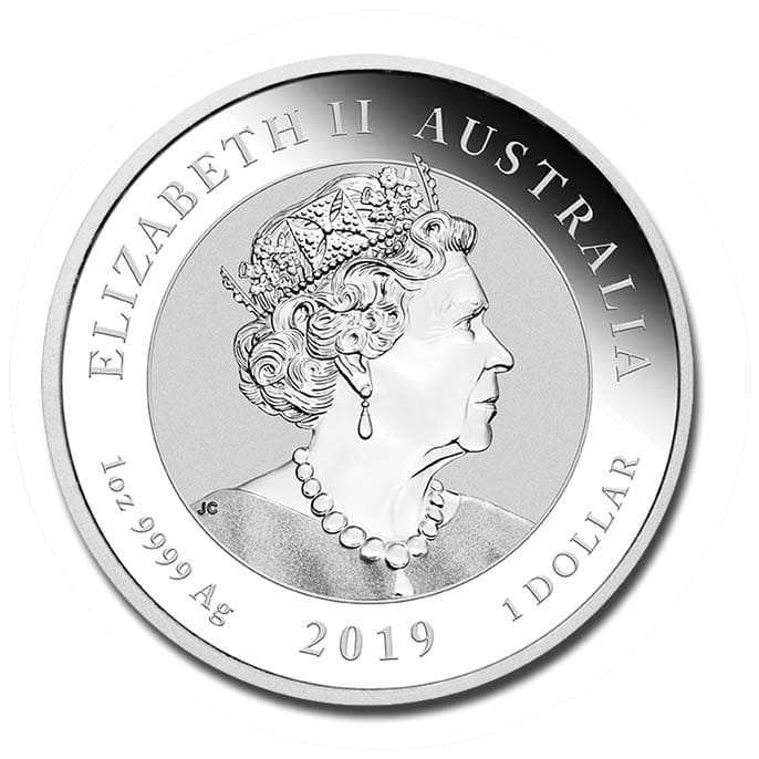 Buy 2019 Australia 1 oz Silver Double Dragon MS-70 PCGS (FS