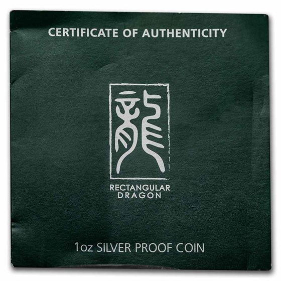 2019 Australia 1 oz Silver Dragon Proof 2019 Australia 1 oz Silver Dragon Proof