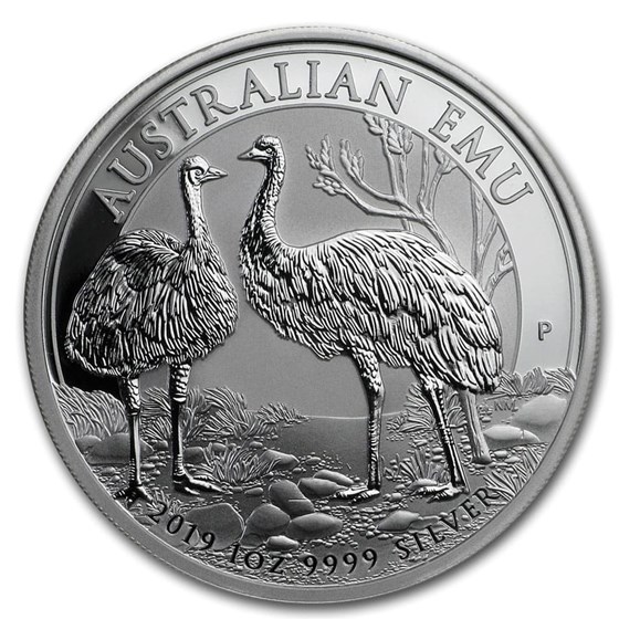 2019 Australia 1 oz Silver Emu BU 2019 Australia 1 oz Silver Emu BU