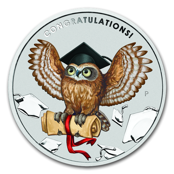 2019 Australia 1 oz Silver Graduation Proof 2019 Australia 1 oz Silver Graduation Proof