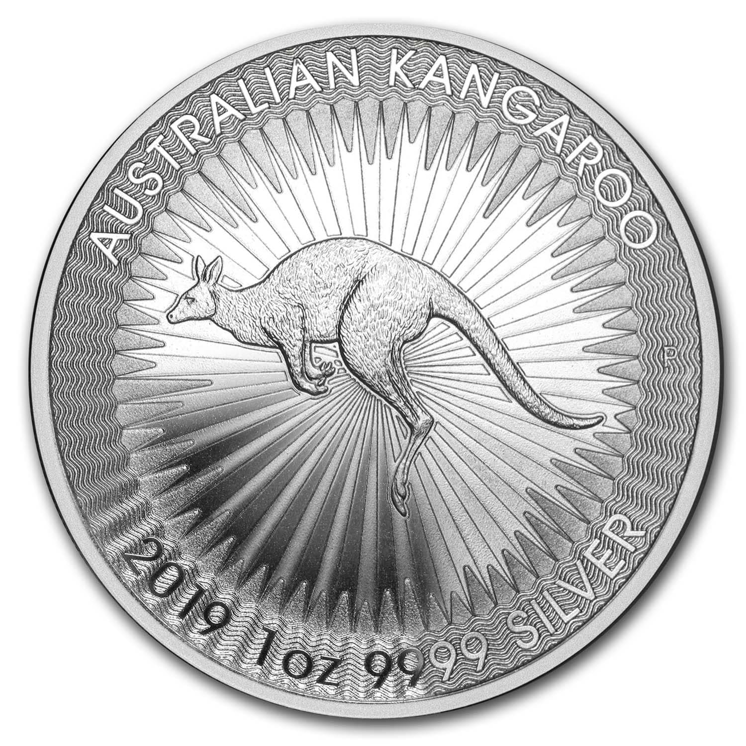 Lot of 10-2017 1oz Silver Kangaroo .9999 Fine BU 