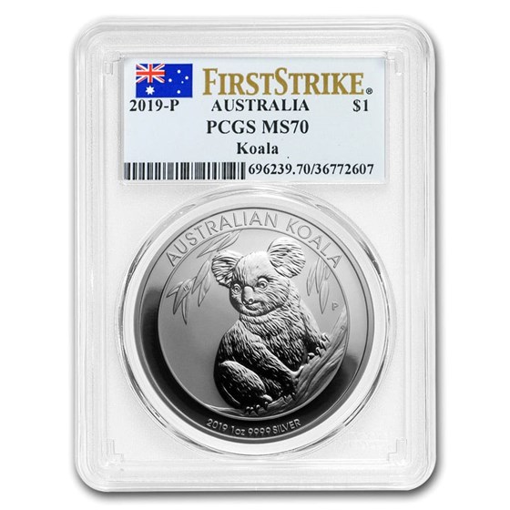 2019 Australia 1 oz Silver Koala MS-70 PCGS FS 2019 Australia 1 oz Silver Koala MS-70 PCGS FS