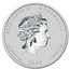 2019 Australia 1 oz Silver Lunar Pig BU (Colorized)