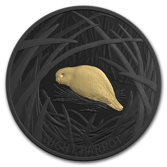 2019 Australia 1 oz Silver Proof Night Parrot 2019 Australia 1 oz Silver Proof Night Parrot