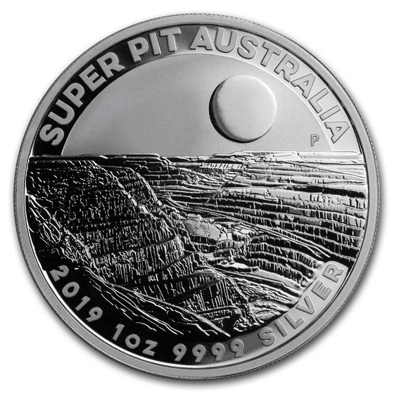 2019 Australia 1 oz Silver Super Pit BU 2019 Australia 1 oz Silver Super Pit BU