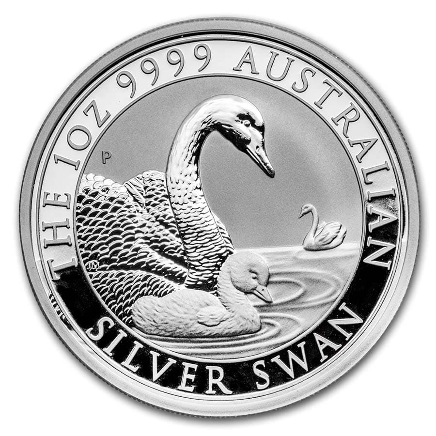 2019 Australia 1 oz Silver Swan BU