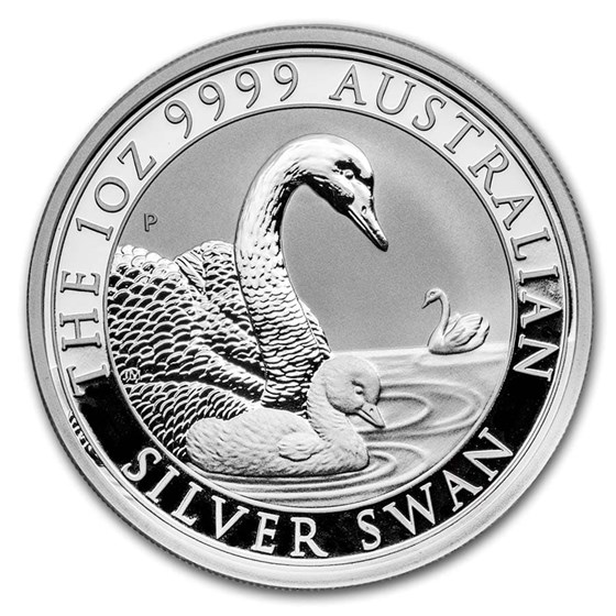 2019 Australia 1 oz Silver Swan BU