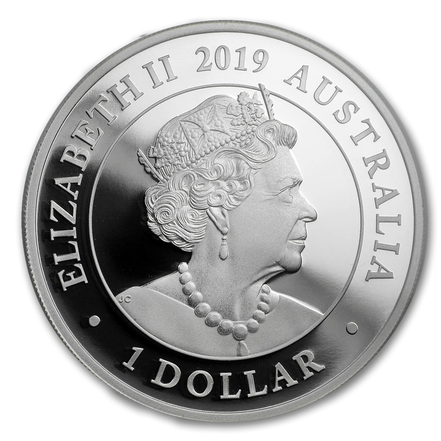 Buy 2019 Australia 1 oz Silver Swan PR-70 PCGS (FS, Swan