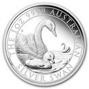 2019 Australia 1 oz Silver Swan Proof (w/Box & COA)