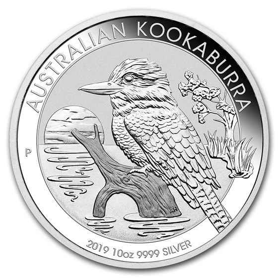 2019 Australia 10 oz Silver Kookaburra BU