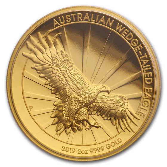 2019 Australia 2 oz Gold Proof Wedge Tailed Eagle (High Relief) 2019 Australia 2 oz Gold Proof Wedge Tailed Eagle (High Relief)