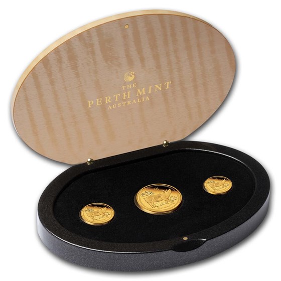2019 Australia 3-Coin Gold Lunar Pig Proof Set (1.35 oz) 2019 Australia 3-Coin Gold Lunar Pig Proof Set (1.35 oz)