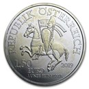 2019 Austria 1 oz Silver 825th Anniversary BU (Abrasions, Random)
