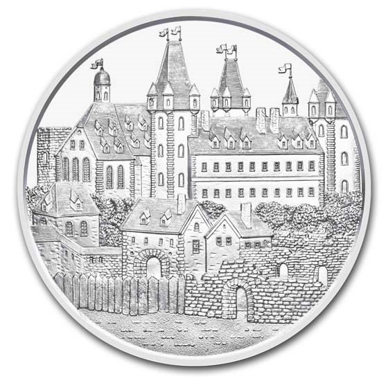 2019 Austria 1 oz Silver 825th Anniversary Wiener Neustadt BU