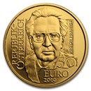 2019 Austria Gold Prf €50 School of Psychotherapy (Viktor Frankl)