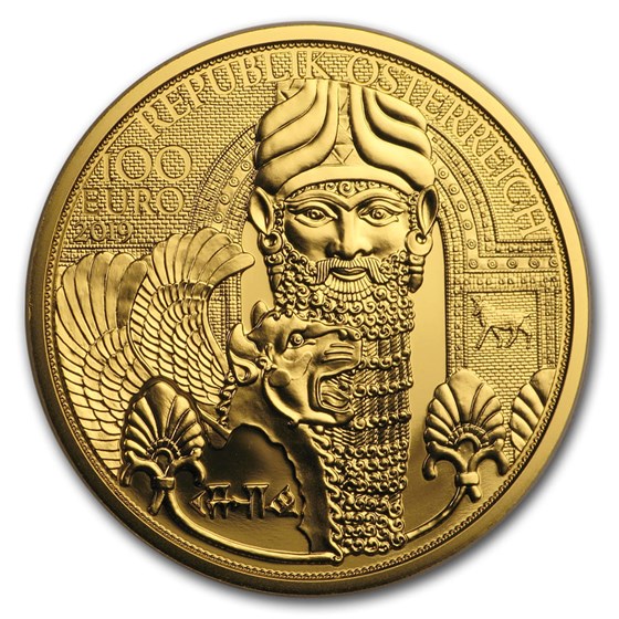 2019 Austria Proof Gold €100 The Magic of Gold (Mesopotamia) 2019 Austria Proof Gold €100 The Magic of Gold (Mesopotamia)