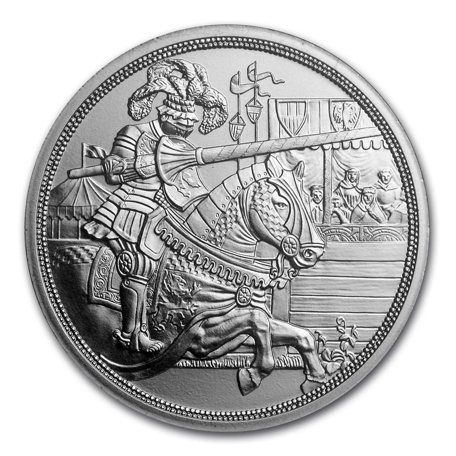 2019 Austria Silver €10 Knights' Tales (Chivalry)