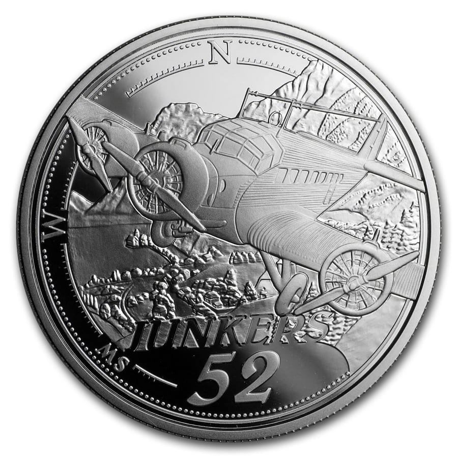 2019 Austria Silver €20 Reaching for the Sky: Powered Flight