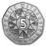 2019 Austria Silver €5 New Year's Joy of Living