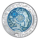 2019 Austria Silver/Niobium Artificial Intelligence €25 BU