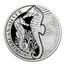 2019 Barbados 1 oz Silver Caribbean Seahorse BU