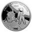 2019 Barbados 1 oz Silver First Man On The Moon Proof
