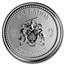 2019 Barbados 1 oz Silver Flying Fish BU