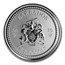 2019 Barbados 1 oz Silver Lionfish BU