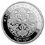 2019 Bhutan 1 oz Silver Lunar Boar BU