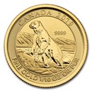 2019 Canada 1/10 oz Gold $5 Polar Bear BU
