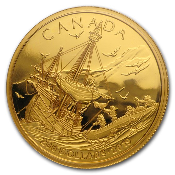 2019 Canada 1/2 oz Gold $200 Arrival of the Europeans 2019 Canada 1/2 oz Gold $200 Arrival of the Europeans