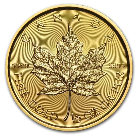 2019 Canada 1/2 oz Gold Maple Leaf BU 2019 Canada 1/2 oz Gold Maple Leaf BU