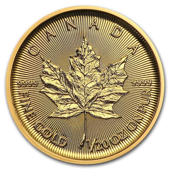 2019 Canada 1/20 oz Gold Maple Leaf BU