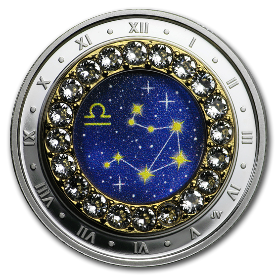 2019 Canada 1/4 oz Silver $5 Zodiac Series (Libra) 2019 Canada 1/4 oz Silver $5 Zodiac Series (Libra)