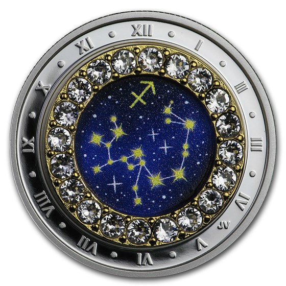 2019 Canada 1/4 oz Silver $5 Zodiac Series (Sagittarius) 2019 Canada 1/4 oz Silver $5 Zodiac Series (Sagittarius)