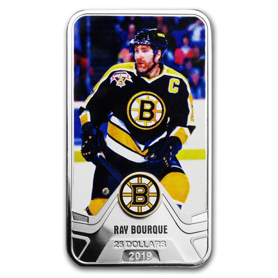 2019 Canada 1.5 oz Silver $25 Boston Bruins: Ray Bourque 2019 Canada 1.5 oz Silver $25 Boston Bruins: Ray Bourque