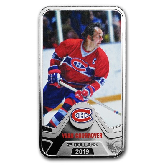 2019 Canada 1.5 oz Silver $25 Montreal Canadiens: Yvan Cournoyer 2019 Canada 1.5 oz Silver $25 Montreal Canadiens: Yvan Cournoyer