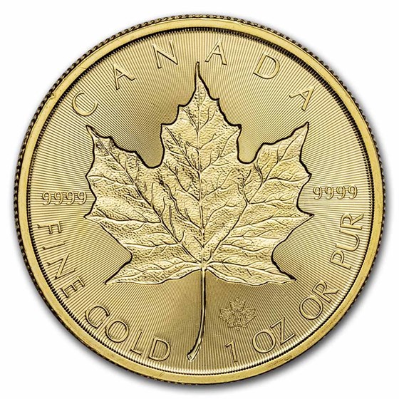 2019 Canada 1 oz Gold Incuse Maple Leaf (Abrasions) 2019 Canada 1 oz Gold Incuse Maple Leaf (Abrasions)