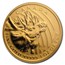 2019 Canada 1 oz Gold Moose .99999 BU (Dmgd/No Assay)