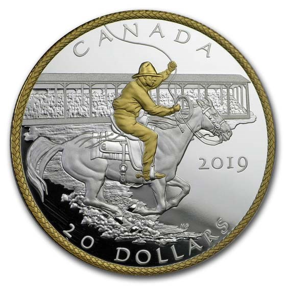 2019 Canada 1 oz Silver $20 Calgary Stampede: Victory Stampede 2019 Canada 1 oz Silver $20 Calgary Stampede: Victory Stampede