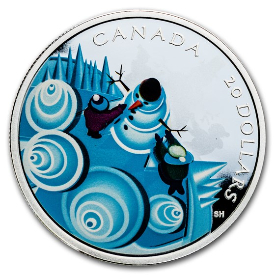 2019 Canada 1 oz Silver $20 Mystical Snow Day 2019 Canada 1 oz Silver $20 Mystical Snow Day