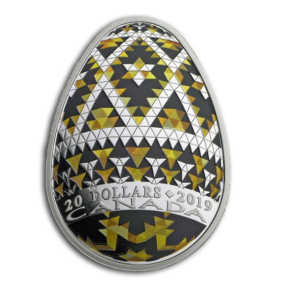 2019 Canada 1 oz Silver $20 Vegreville Pysanka 2019 Canada 1 oz Silver $20 Vegreville Pysanka