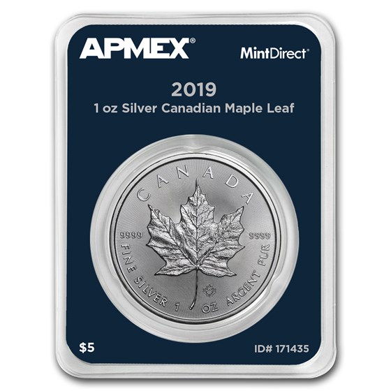 2019 Canada 1 oz Silver Maple Leaf (MintDirect® Single) 2019 Canada 1 oz Silver Maple Leaf (MintDirect® Single)