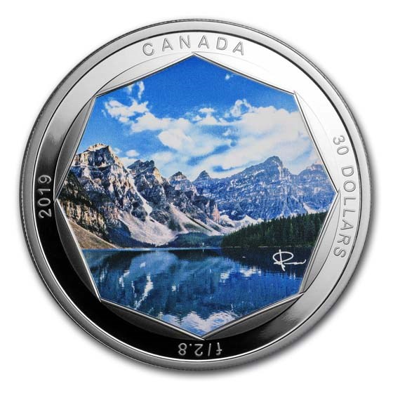 Buy 2019 Canada 2 oz Ag $30 Peter McKinnon Photo Series: Moraine Lake